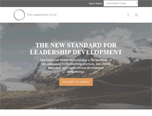 Tablet Screenshot of leadershipcircle.com